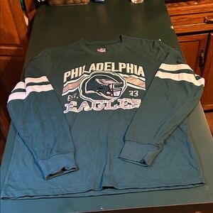 NFL Philadelphia Eagles Teal Long Sleeve Shirt